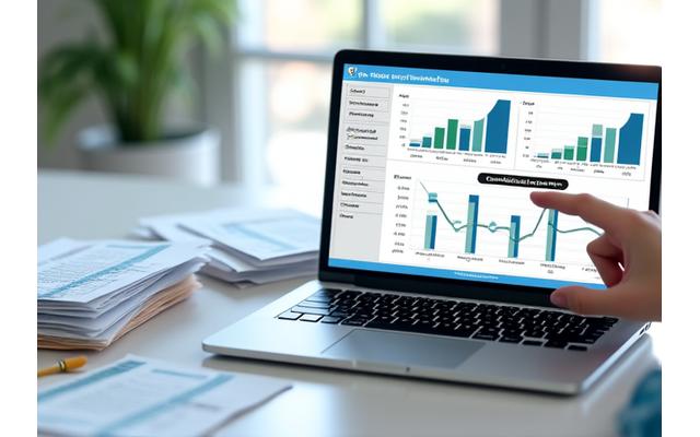 Finansinė diagrama, rodanti sumažėjusius mėnesinius mokėjimus po skolų konsolidacijos